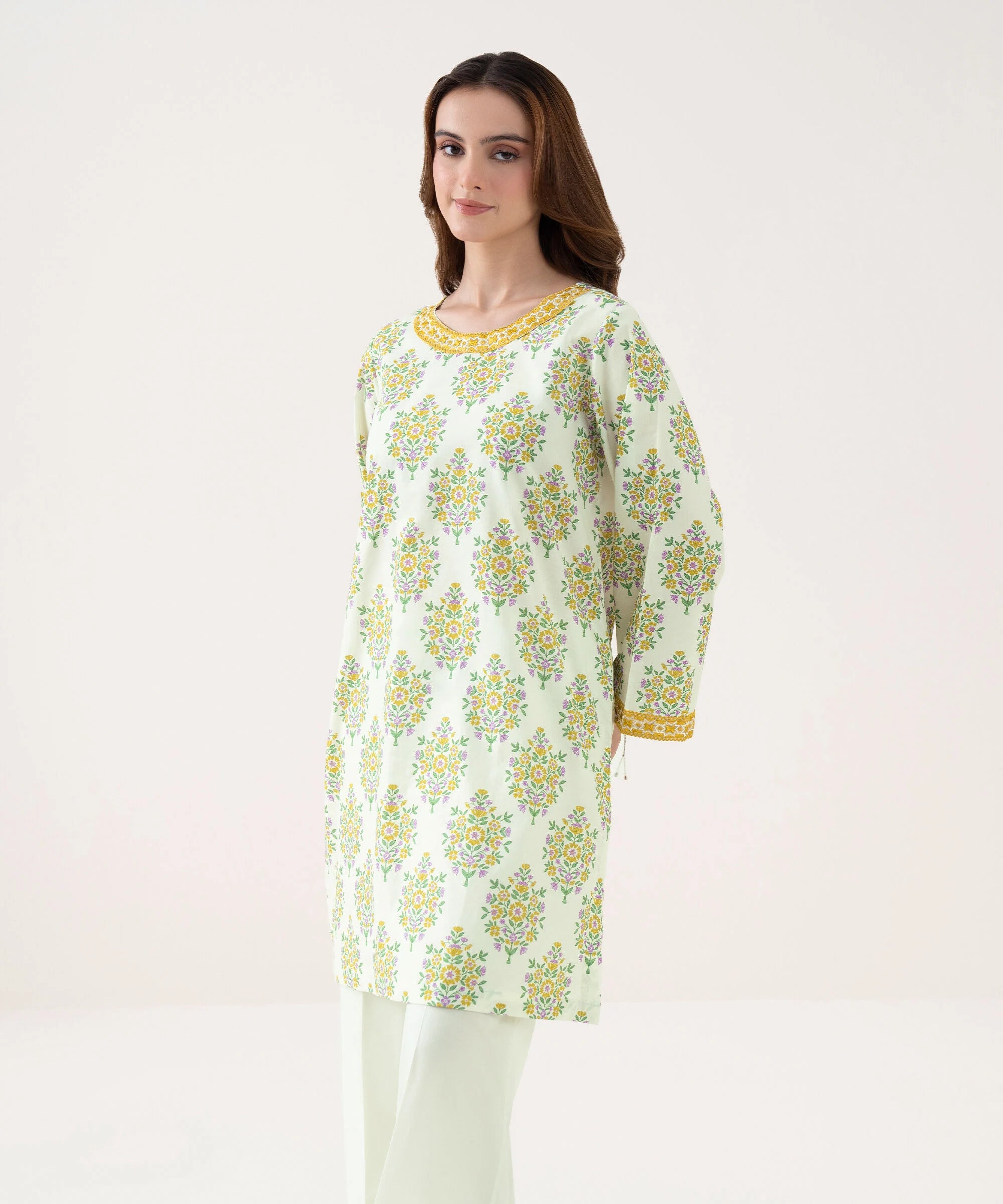 Embroidered Cambric Shirt