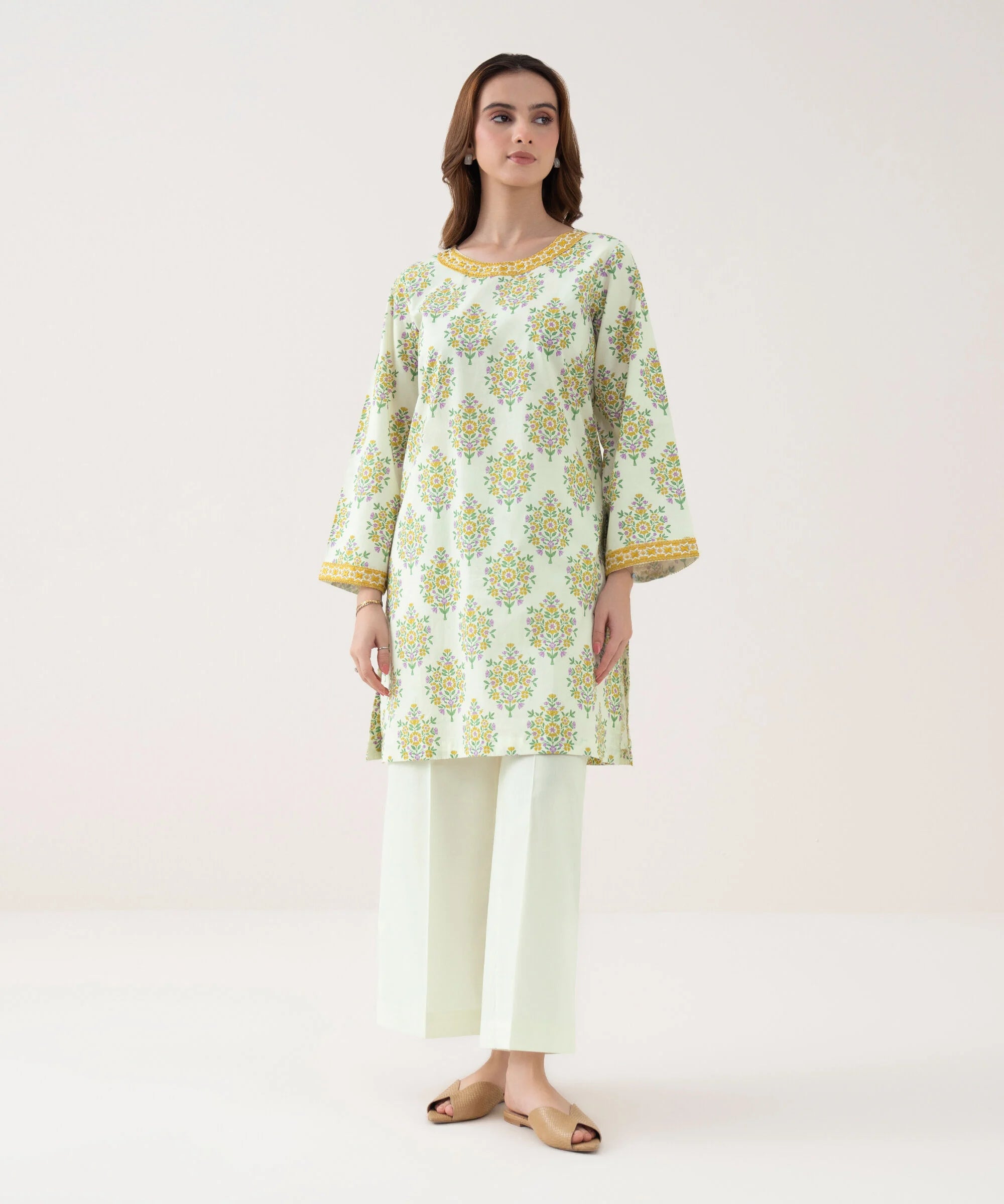 Embroidered Cambric Shirt
