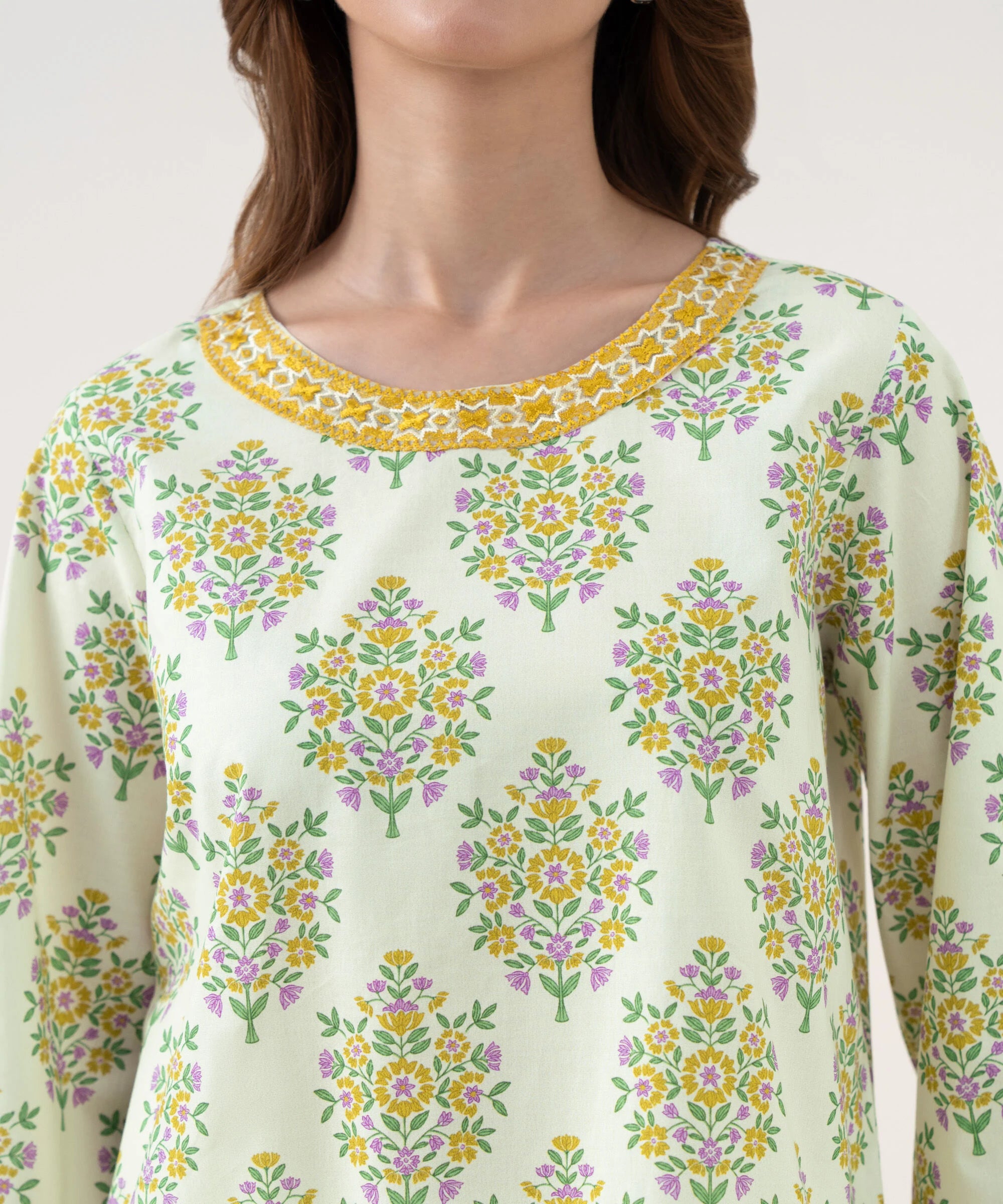 Embroidered Cambric Shirt
