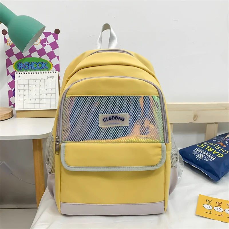 Harajuku Reflective Leisure Style Large Capacity Backpack