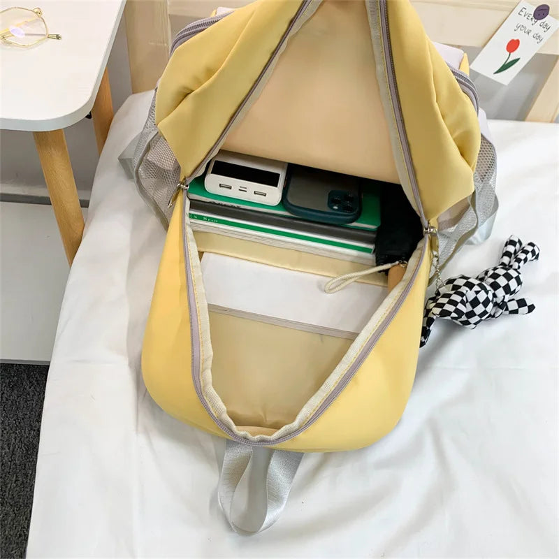Harajuku Reflective Leisure Style Large Capacity Backpack