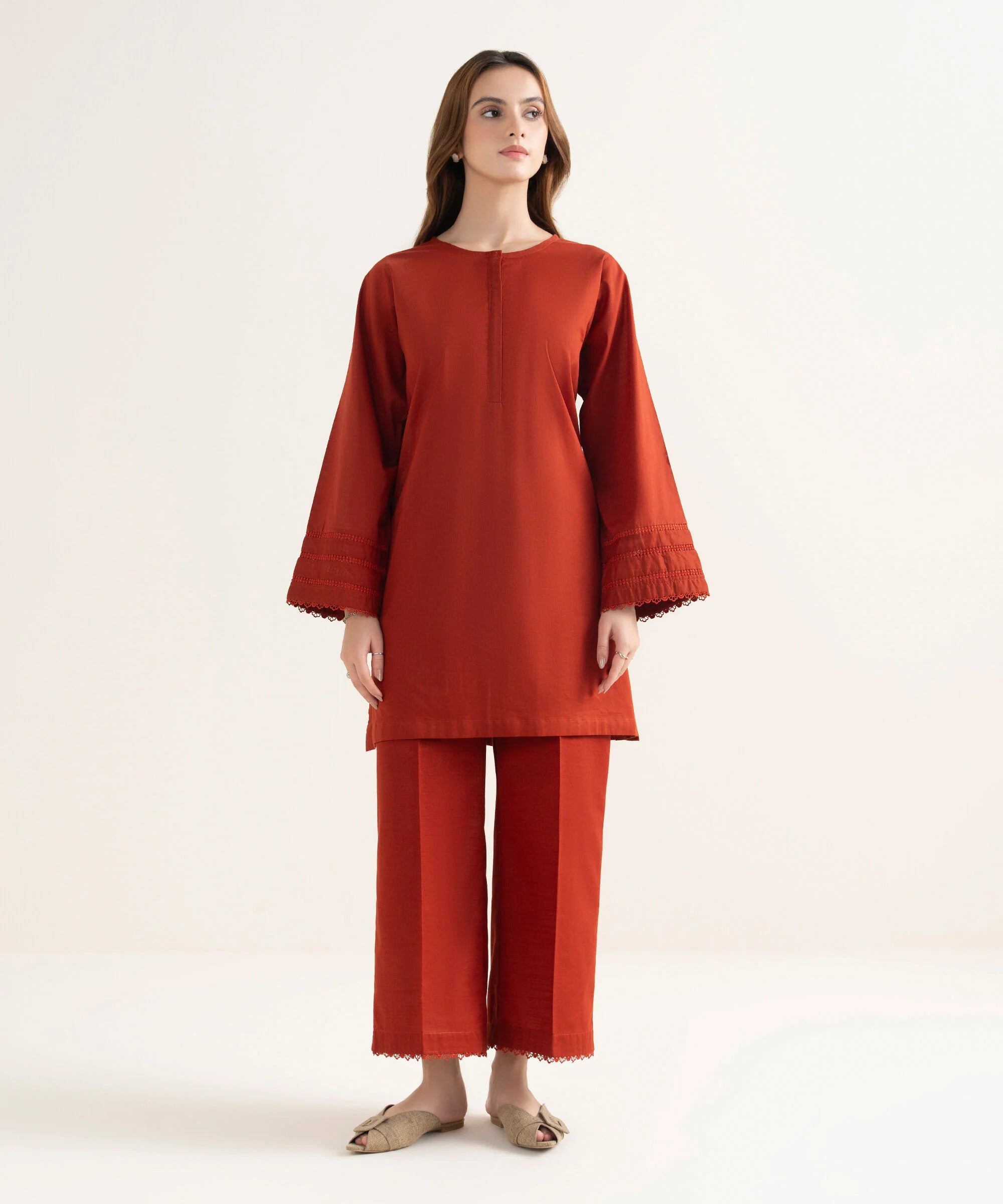 Solid Light Khaddar Shirt